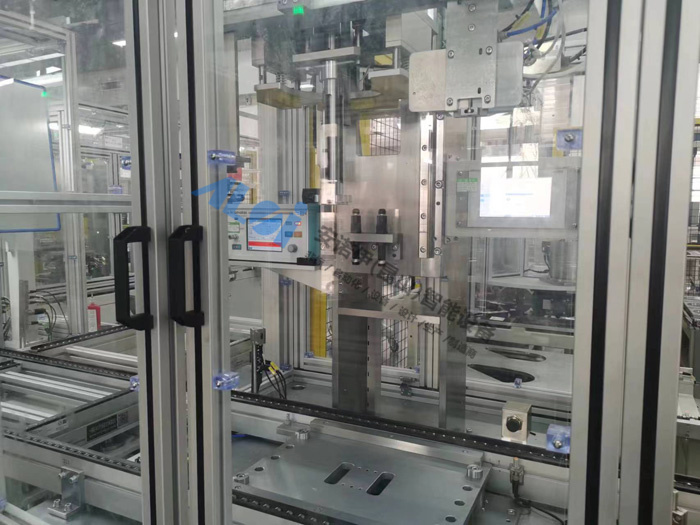 自動(dòng)水道氣密檢(jiǎn)測與鉑墊有無檢測,優點一台機實現兩個(gè)檢測功能,方便後期增加料號快換